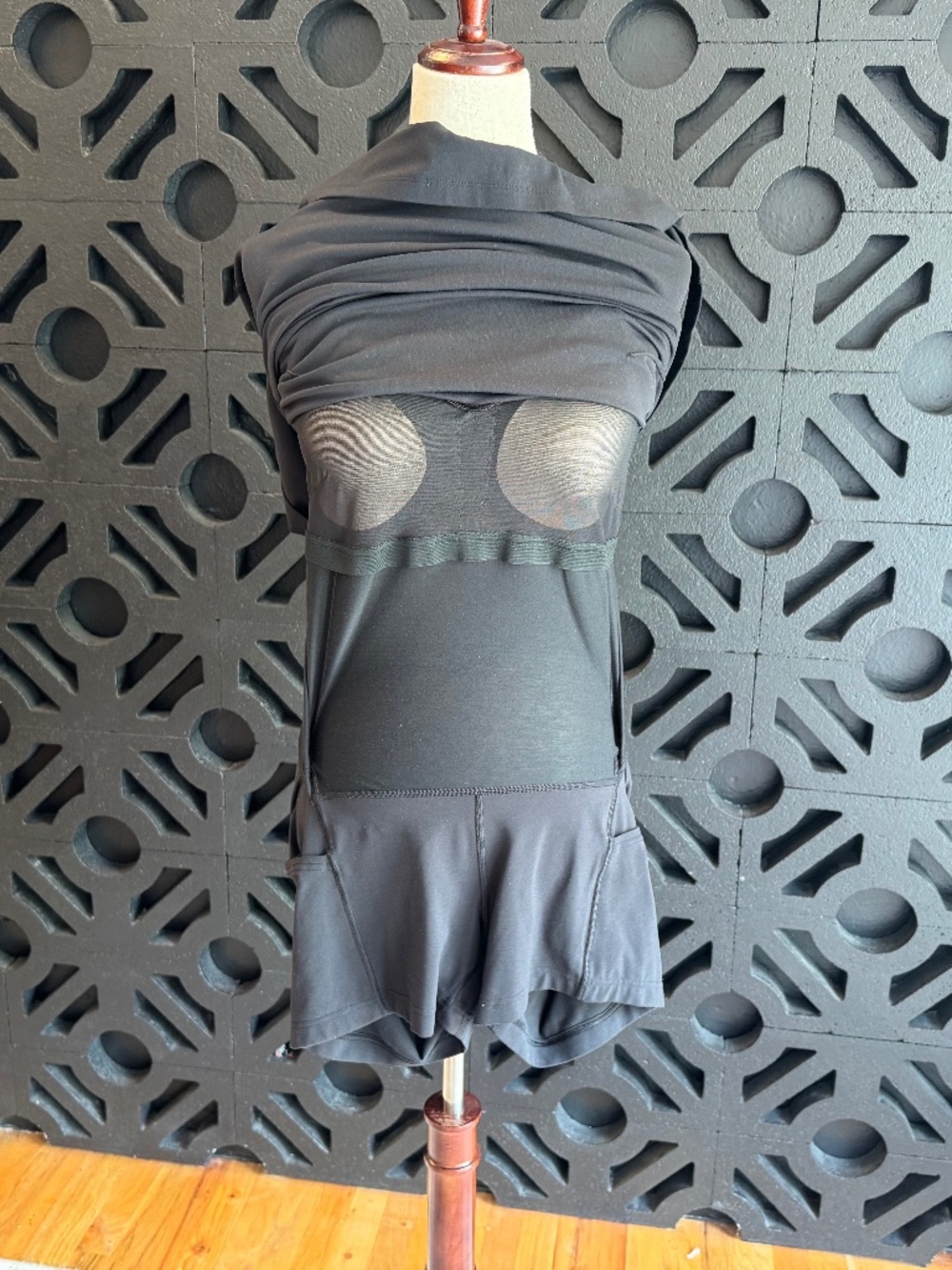 Lululemon | Black Athletic Tennis Dress Built In Bra Shorts Fit Flare - Picture 8 of 8